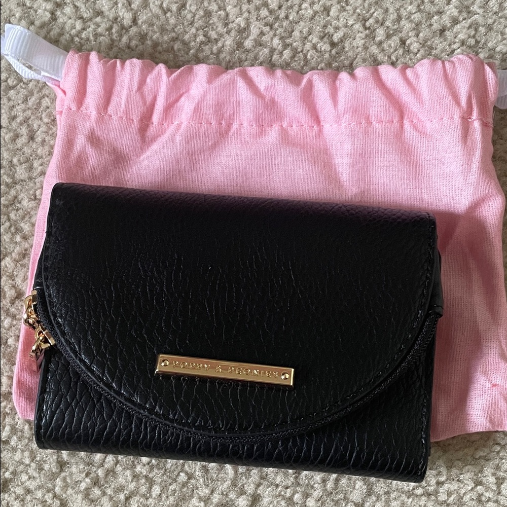 Black Textured Women's Bag